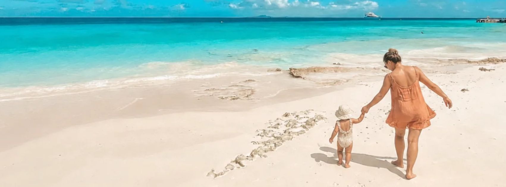klein curacao met kinderen
